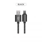 Black Braided Bulk micro usb cable