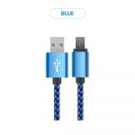 Blue color bulk micro usb cables