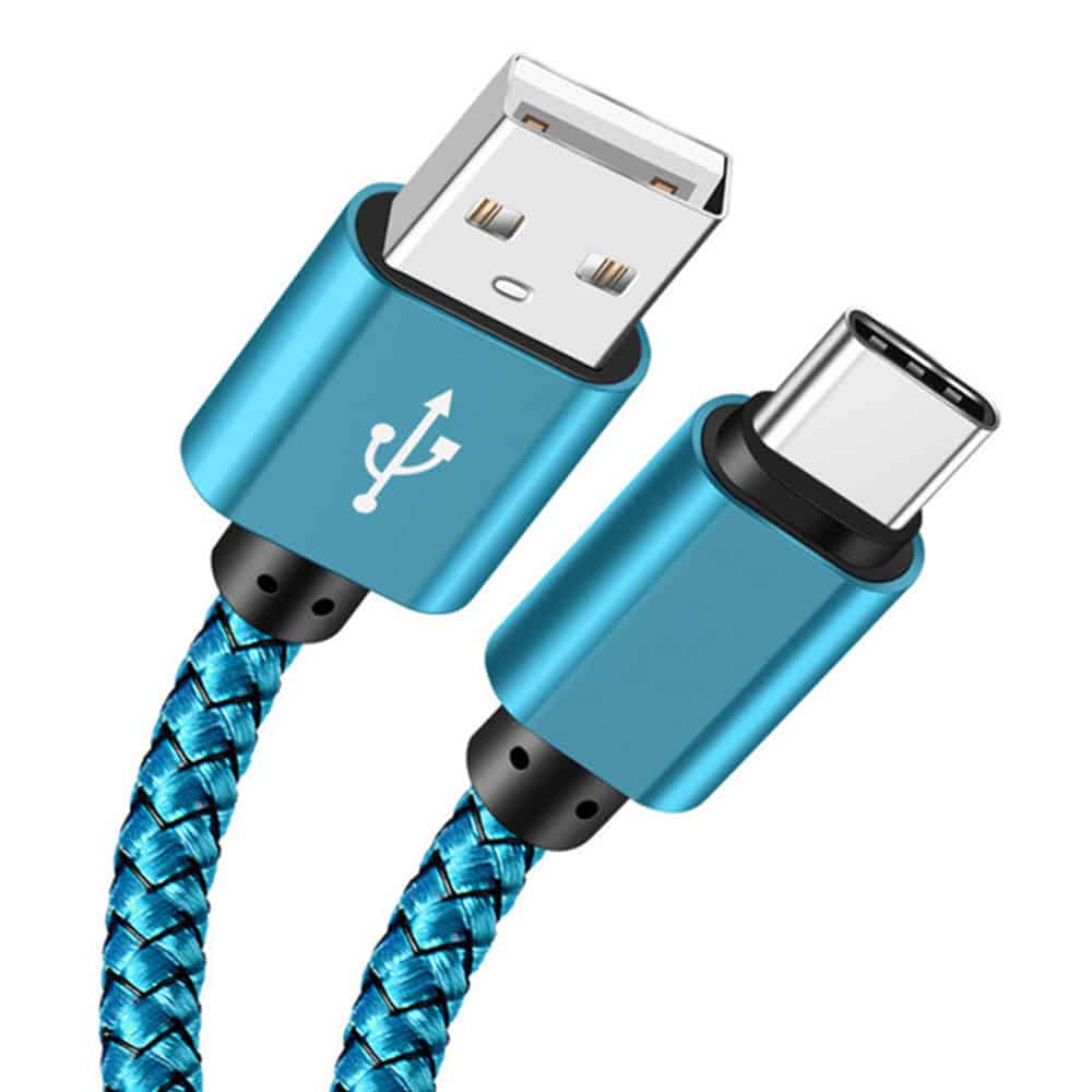 Blue color type-c bulk usb cables