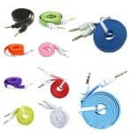 Flat Aux Cables Multi-color