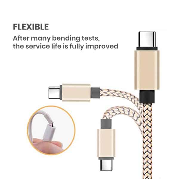 Flexible and durable bulk usb cables