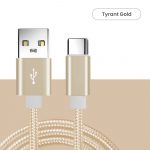 Gold Nylon Braided Wholesale Cables