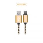 Golden Braided Bulk micro usb cable