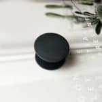 Matte popsocket with phone grip black