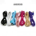 6ft Nylon Braided Bulk Micro USB Cables For High Speed Charging
