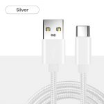 Silver Nylon Braided Wholesale Cables