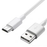 TPE White Micro usb cable bulk_