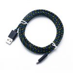 Black Phone charging cables