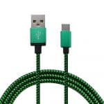 bulk usb cable green color