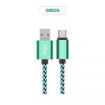 bulk usb cables green color type-c cables wholesale