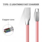 Flat Zinc Alloy 3ft Type C Wholesale Cables