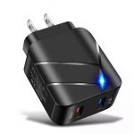 Black Wholesale phone chargers in bulk