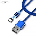 Blue color wholesale cable with magnetic head