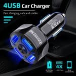 Car charger in bulk with 4 USB