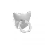Cat ring holder silver color