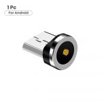 Magnetic head bulk micro usb cables