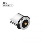 Magnetic head for type-c bulk usb cables