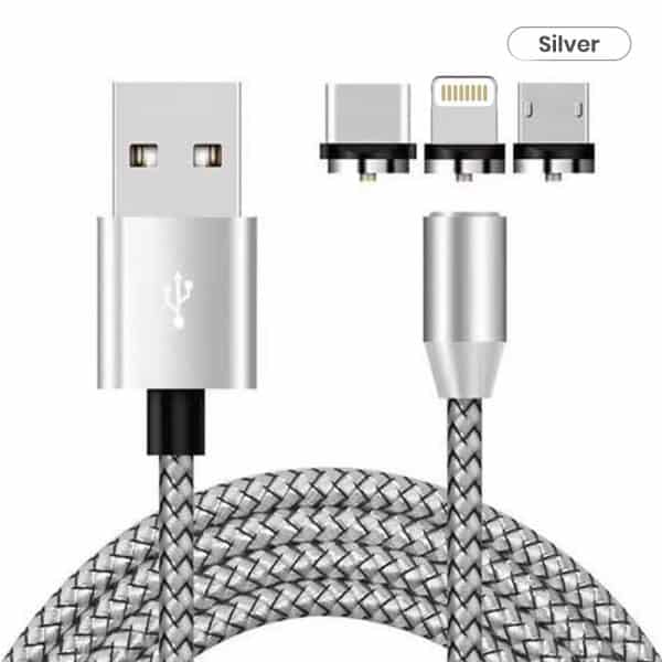 Silver color bulk usb cables