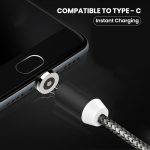 Type-c bulk usb cables with magnetic head