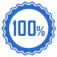 100% satisfaction