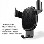 Bulk car phone holder with alloy body