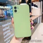 Matcha Green color phone cases in bulk