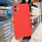 Red Color phone cases in bulk