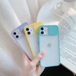 Slide type lens protection with wholesale phone cases