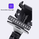 black car phone holder