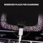 pink car phone holders in bulk with charging slot
