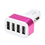 rose red USB car charger block in bulk