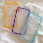 side color change with transparent bulk phone cases
