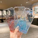 Cute Shiny Gradient Glitter Anti-Clogging Soft Wholesale Phone Cases - Image 2