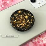 Black gold color Popsocket in bulk