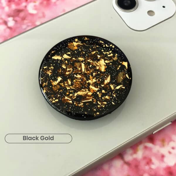 Black gold color Popsocket in bulk