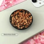 Black rose gold color Popsocket in bulk