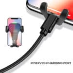 Car phone holder in bulk with reserved charging port