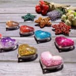 Color variations for glitter color bulk popsocket