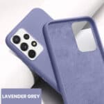 Lavender grey color bulk phone case in cheap