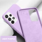 Light purple color bulk phone case in cheap