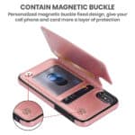 Phone case in bulk with a magnetic buckle