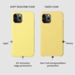 Protect the edge of phone with bulk phone case