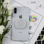 Silver color pop sockets in bulk