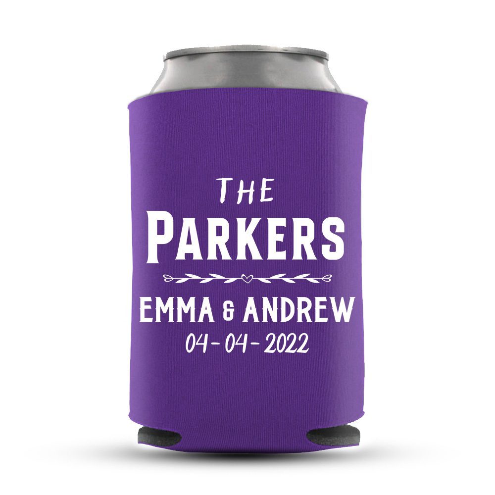 Premium Can Coolers For Every Wedding Theme Wedding Koozies-05-purple