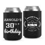 Birthday Koozie 1 - Black