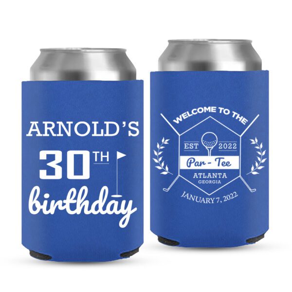 Birthday Koozie 1 - Blue