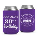 Birthday Koozie 1 - Purple