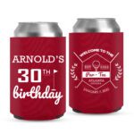 Birthday Koozie 1 - Red