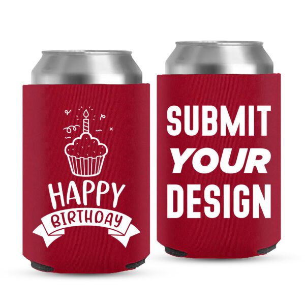 Birthday Koozie-12-red