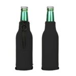 Blank Zip-Up Bottle - Black